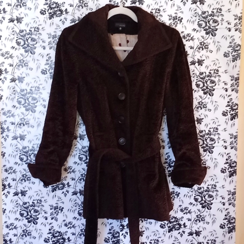 Juliana Collezione  Small  Brown with polka-dot lining